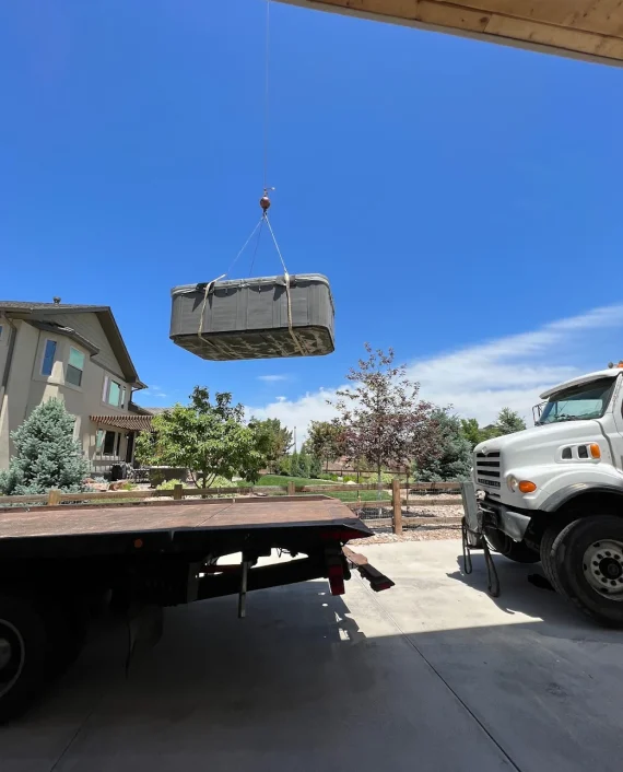 HOT TUB MOVING IN DENVER, COLORADO