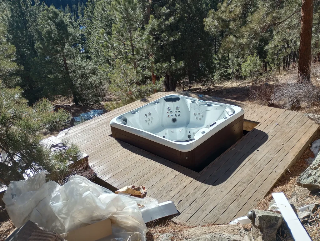 HOT TUB MOVING IN DENVER, COLORADO